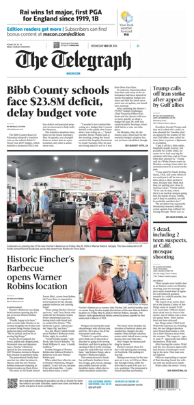 Cover of The Telegraph (Macon)