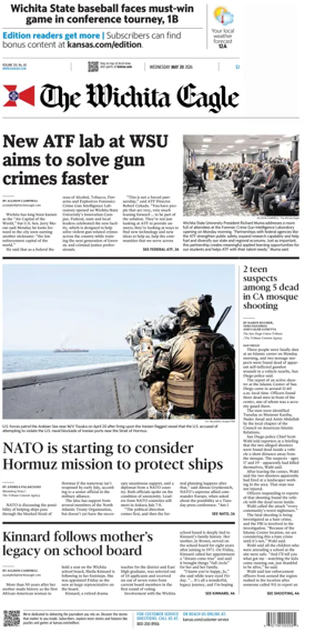 Cover of The Wichita Eagle