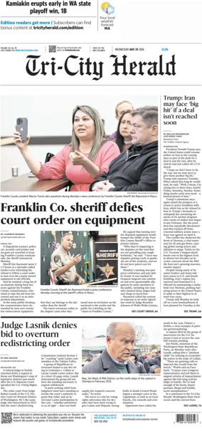 Cover of Tri-City Herald