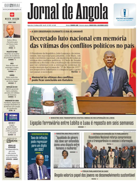Cover of Jornal de Angola