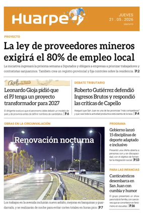 Cover of Diario Huarpe