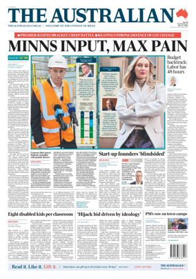 Cover of The Australian