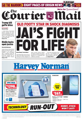 Cover of The Courier-Mail