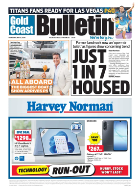 Cover of The Gold Coast Bulletin