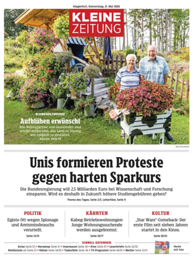 Cover of Kleine Zeitung Kaernten