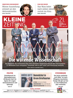 Cover of Kleine Zeitung Steiermark