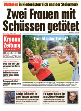 Cover of Kronen Zeitung