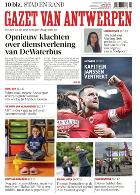 Cover of Gazet van Antwerpen Stad en Rand