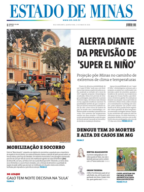 Cover of Estado de Minas (Brazil)