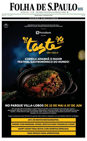 Cover of Folha de S.Paulo