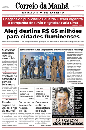 Cover of Jornal Correio da Manha