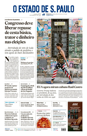 Cover of O Estado de S. Paulo