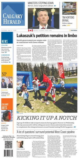 Cover of Calgary Herald
