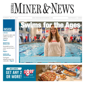 Cover of Kenora Daily Miner and News