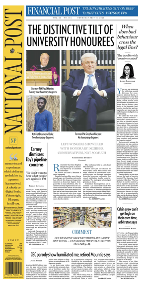 Cover of National Post - (Latest Edition)