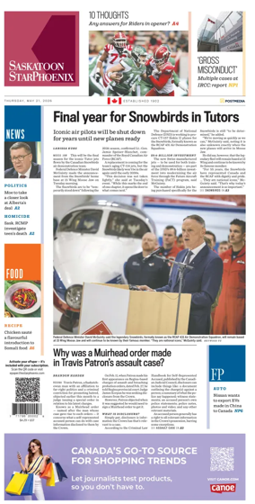 Cover of Saskatoon StarPhoenix