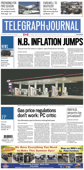 Cover of Telegraph-Journal