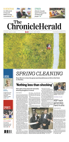 Cover of The Chronicle Herald (Provincial)