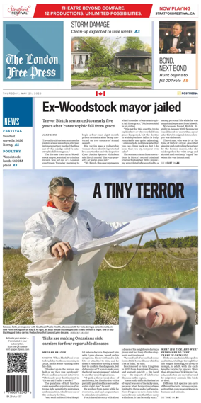 Cover of The London Free Press