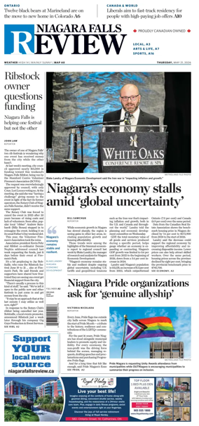 Cover of The Niagara Falls Review