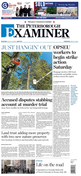 Cover of The Peterborough Examiner