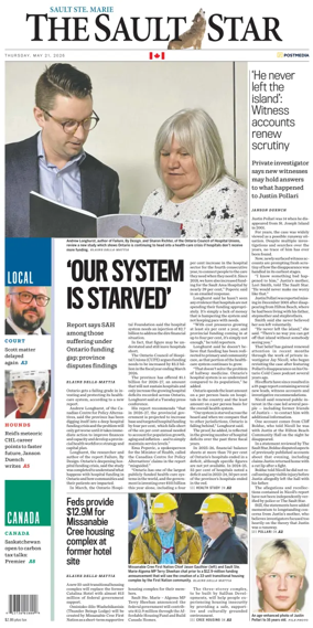 Cover of The Sault Star