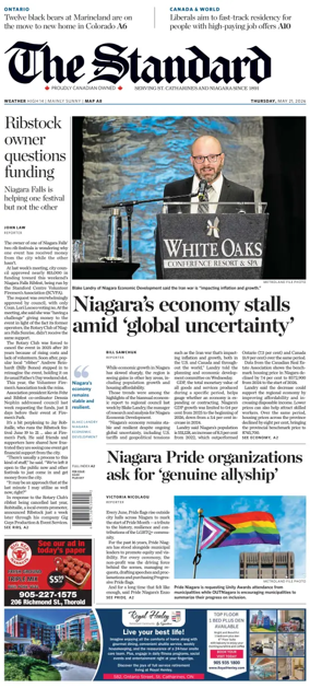 Cover of The Standard (St. Catharines)