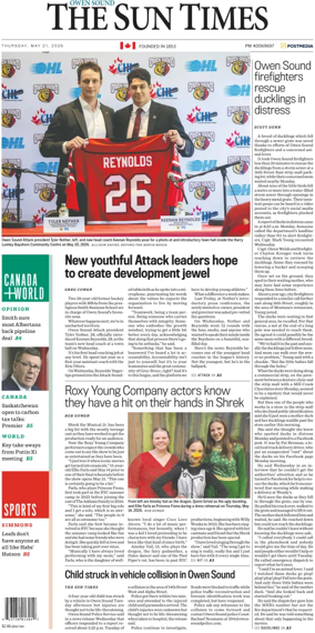 Cover of The Sun Times (Owen Sound)