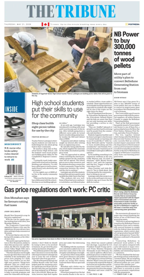 Cover of The Tribune (New Brunswick)