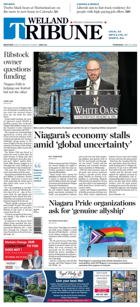 Cover of The Welland Tribune