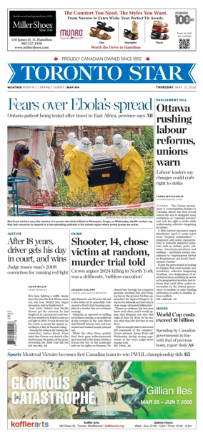 Cover of Toronto Star