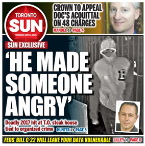 Cover of Toronto Sun