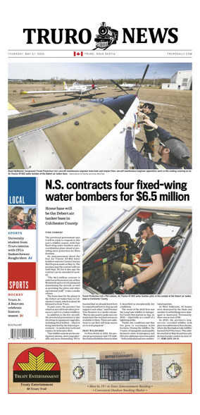 Cover of Truro News