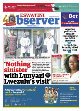 Cover of Eswatini Observer