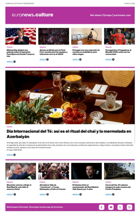 Cover of Euronews Culture and Sport (Spanish) Compiled Edition