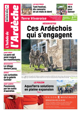 Cover of L'Hebdo de l'Ardeche – edition centre