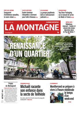 Cover of La Montagne (Clermont-Metropole)