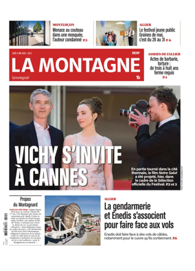 Cover of La Montagne (Vichy)
