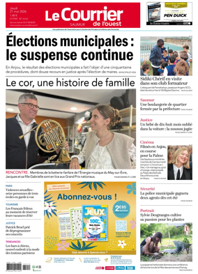 Cover of Le Courrier de l’Ouest (Saumur)