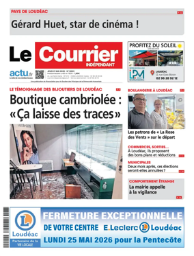 Cover of Le Courrier Independant