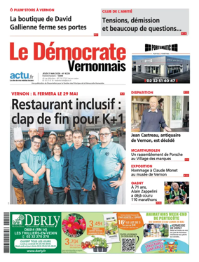 Cover of Le Democrate Vernonnais