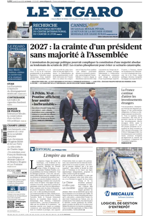 Cover of Le Figaro