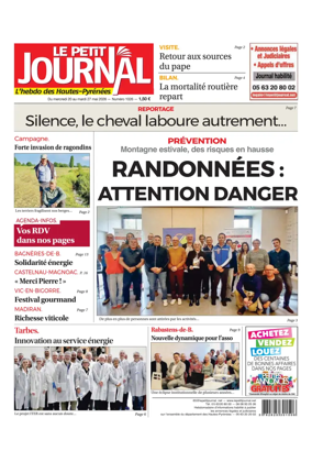 Cover of Le Petit Journal - L'hebdo des Hautes-Pyrenees