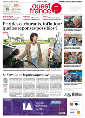 Cover of Ouest France (Challans / Saint-Gilles-Croix-de-Vie)