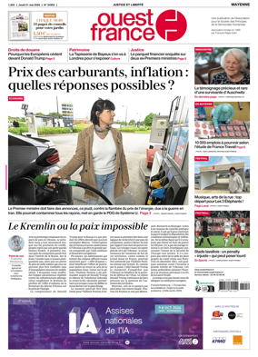 Cover of Ouest France (Mayenne)