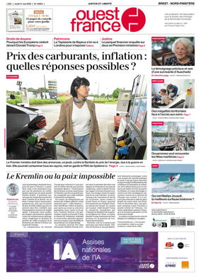 Cover of Ouest France (Nord-Finistere)