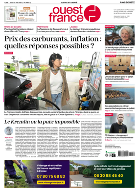 Cover of Ouest France (Pornic / Pays de Retz)