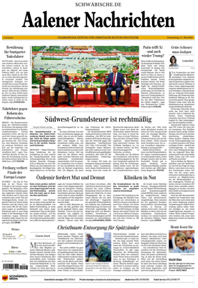 Cover of Aalener Nachrichten