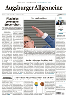 Cover of Augsburger Allgemeine (Land West)