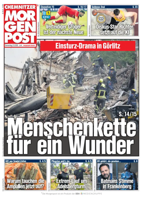 Cover of Chemnitzer Morgenpost